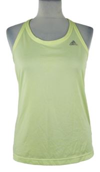 Dámský žlutý sportovní funkční top Adidas 