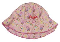 Světlerůžový klobouk s Peppa Pig F&F vel.98-116