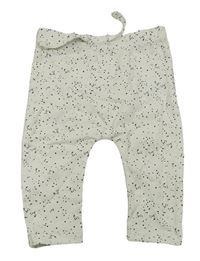Bílé lehké tepláky s flíčky Matalan