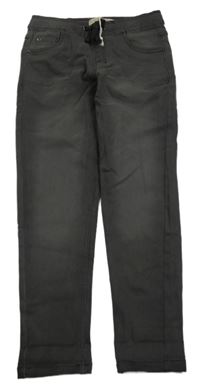 Tmavošedé teplákové rifle Pocopiano