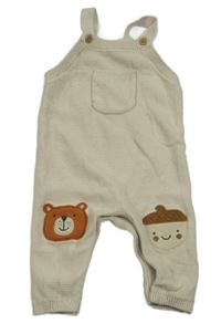 Béžové pletené lacláče s obrázky F&F