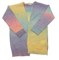 Barevný pletený cardigan Shein