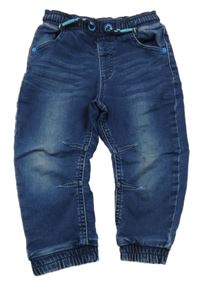 Tmavomodré teplákové cuff rifle George