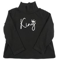 Černý rolák s nápisem Shein