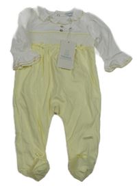 Nové - Bílo-žlutý overal Mintini