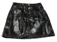 Černá koženková sukně Primark 