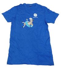 Modré tričko s lamou CLIQUE