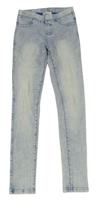 Světlemodré plísňové džegíny H&M