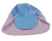 Světlemodro-růžová UV kšiltovka Alive 