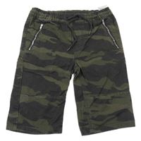 Khaki-černé army riflové kraťasy Chapter young