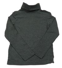 Šedé triko s rolákem Crane