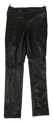 Černé koženkové tregíny C&A