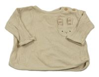 Béžové vzorované triko s králíčkem Next