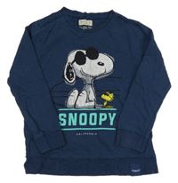 Tmavomodrá mikina se Snoopym Zara 