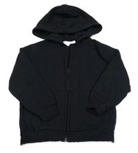 Černá propínací mikina s kapucí H&M