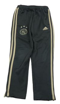 Tmavošedé sportovní kalhoty Adidas