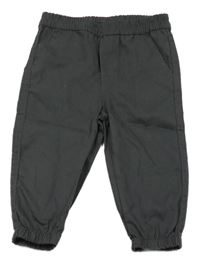 Šedé plátěné cuff kalhoty Baby Rebels