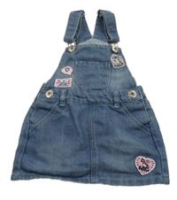 Tmavomodrá riflová laclová sukně s jednorožcem Kiki&Koko