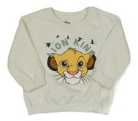 Bílá mikina se Simbou Disney