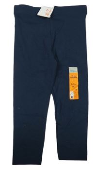 Nové - Tmavomodré legíny Primark