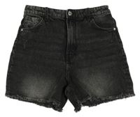 Černošedé riflové kraťasy H&M
