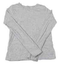 Šedé melírované triko H&M