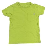 Limetkové tričko s kapsou zn. Mothercare