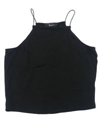 Černý crop top New Look