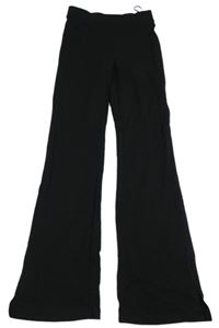 Černé flare tepláky H&M