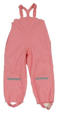 Růžové nepromokavé laclové podšité kalhoty Lily & Dan