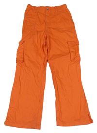 Oranžové cargo rifle PRIMARK