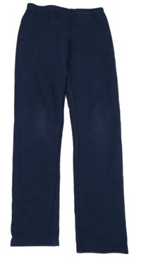 Tmavomodré teplákové legíny TCM