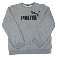 Šedá mikina s logem Puma 
