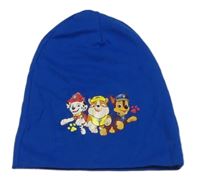 Safírová bavlněná čepice s Paw Patrol Nickelodeon