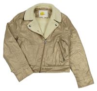 Béžový třpytivý zateplený křivák Mini Boden