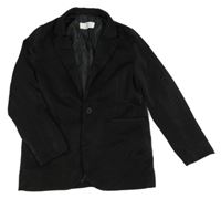 Černé saténové slavnostní sako H&M