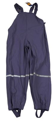 Nové - Fialové nepromokavé laclové kalhoty Lupilu