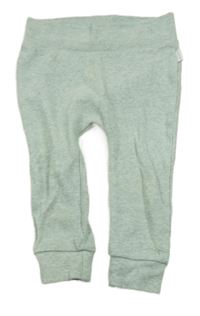 Světlezelené melírované žebrované tepláky Noppies