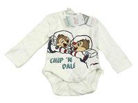 Nové - Bílé body s Chipem a Dalem Disney