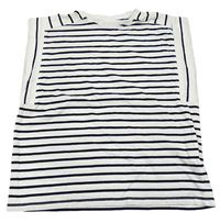 Bílo-černé pruhované tričko Zara