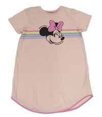 Světlerůžová noční košile s Minnie Primark