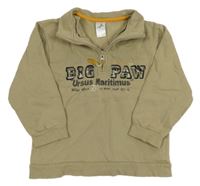 Béžová mikina s nápisem C&A