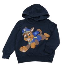 Tmavomodrá mikina s Tlapkovou patrolou a kapucí Nickelodeon