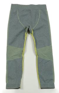 Šedo-zelené funkční spodní kalhoty Lupilu