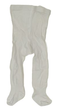 Bílé punčocháče 