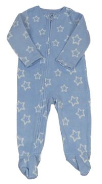 Modrý fleecový overal s hvězdami F&F