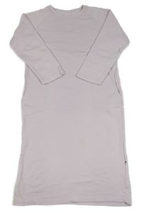 Lila teplákové šaty 