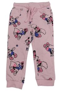 Růžové tepláky s Minnie Disney