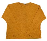 Medové melírované úpletové triko Name it