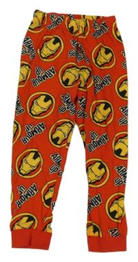 Červeno-žluté pyžamové kalhoty - Iron Man Tu